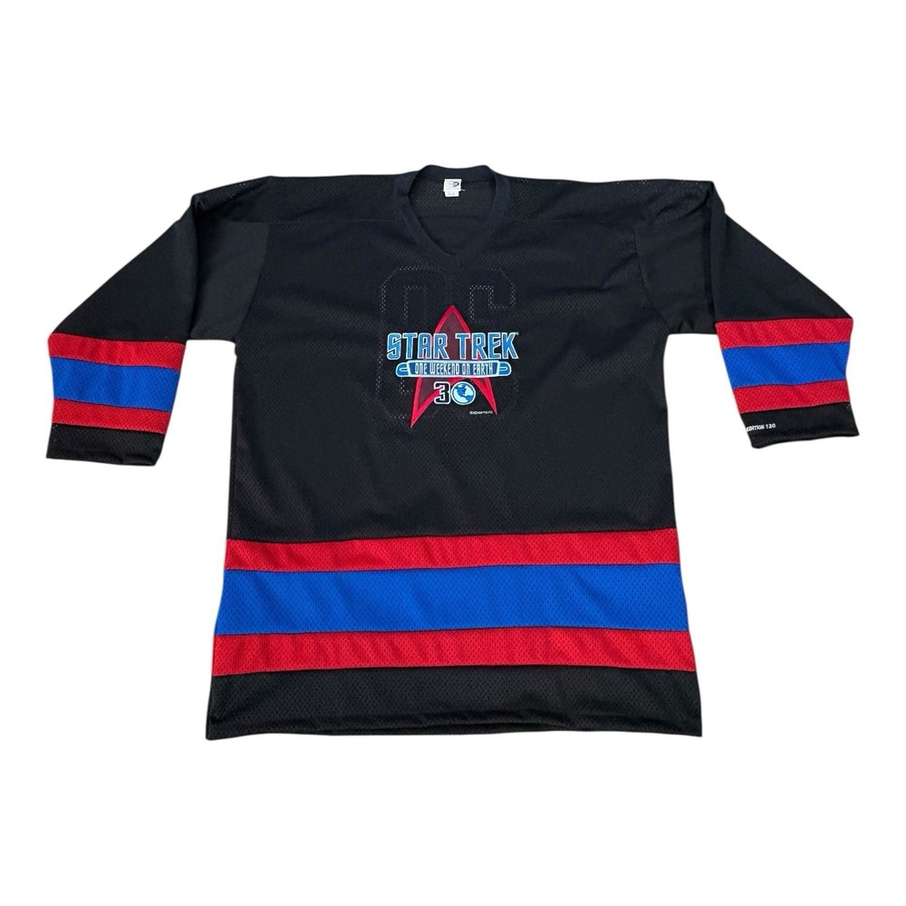 Star Trek One Weekend On Earth Hockey Jersey Limited Edition 1996 Embroidery HTF